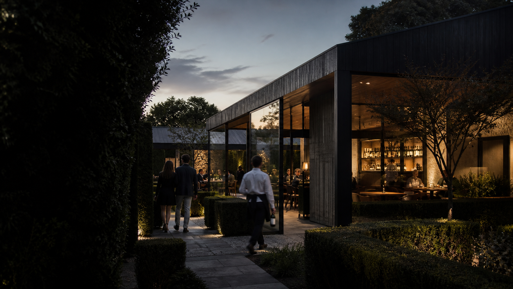 Prato garden rooms and estate buildings